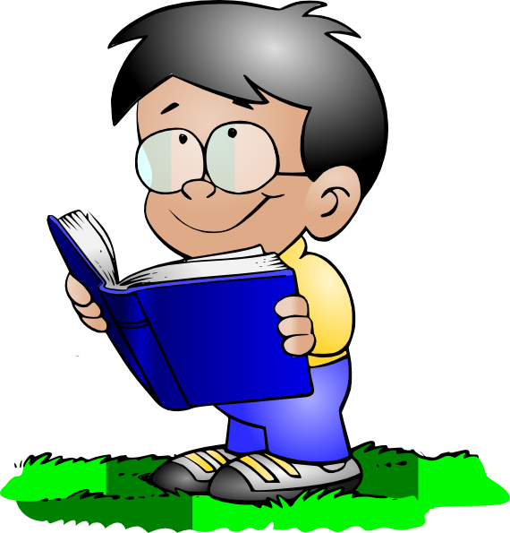 570x595 Free Children Read The Books Clipart Image Kids Reading