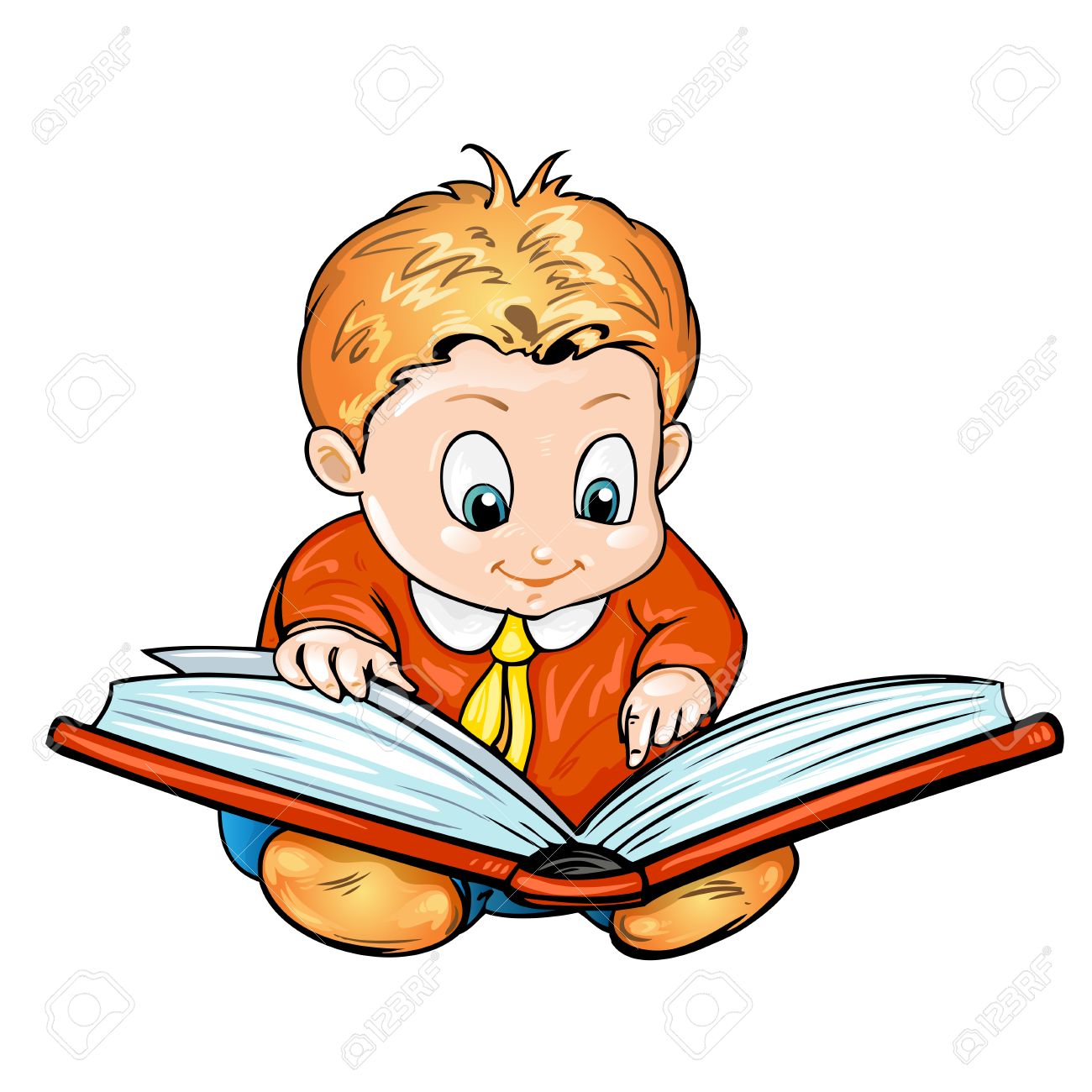 1300x1300 Reading Books Cartoon