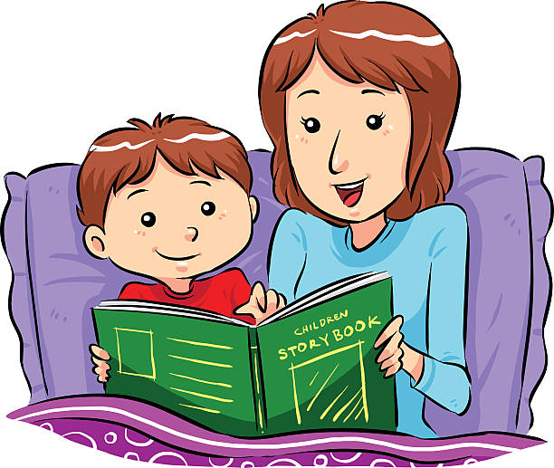 612x517 Mom And Child Reading Clipart