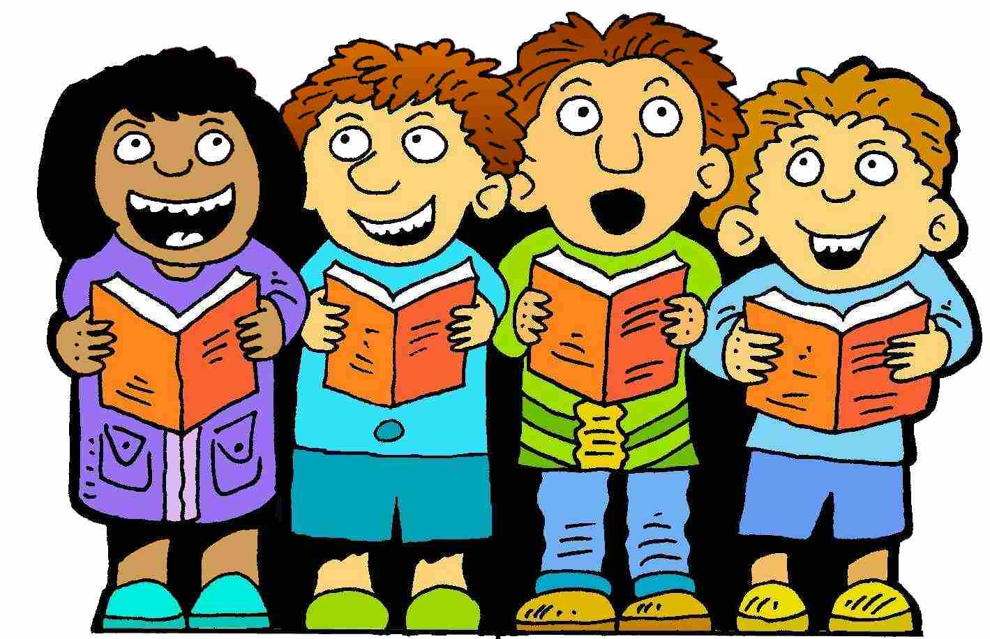 1419x916 Singer Clipart Choral Reading