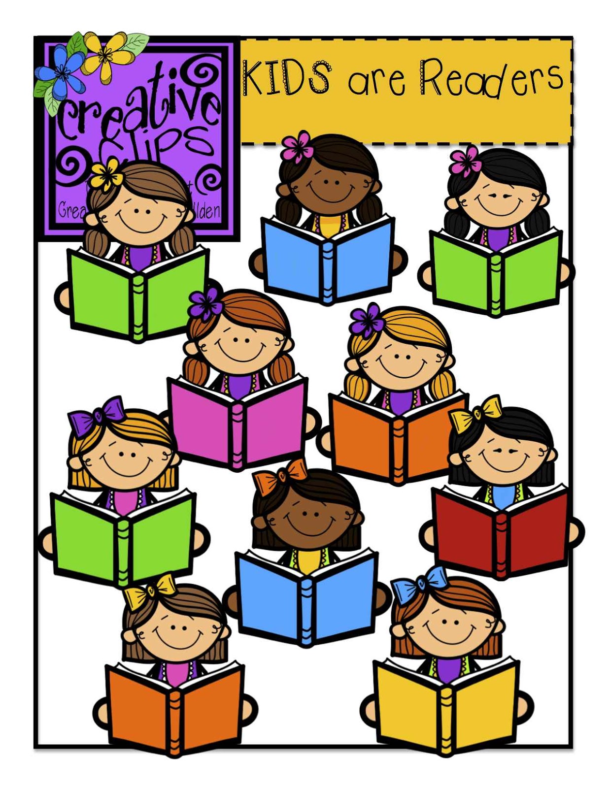 1236x1600 Children Reading In Class Clipart