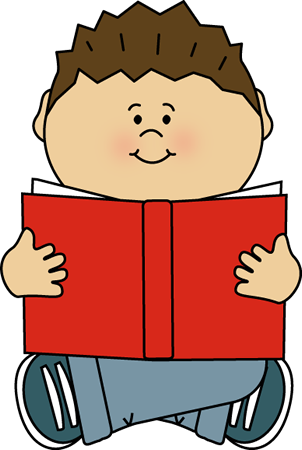302x450 Clipart Kid Reading