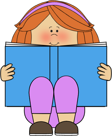 376x457 Free Clipart Children Reading