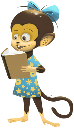 250x430 What Is Captive Reading Bilingual Monkeys