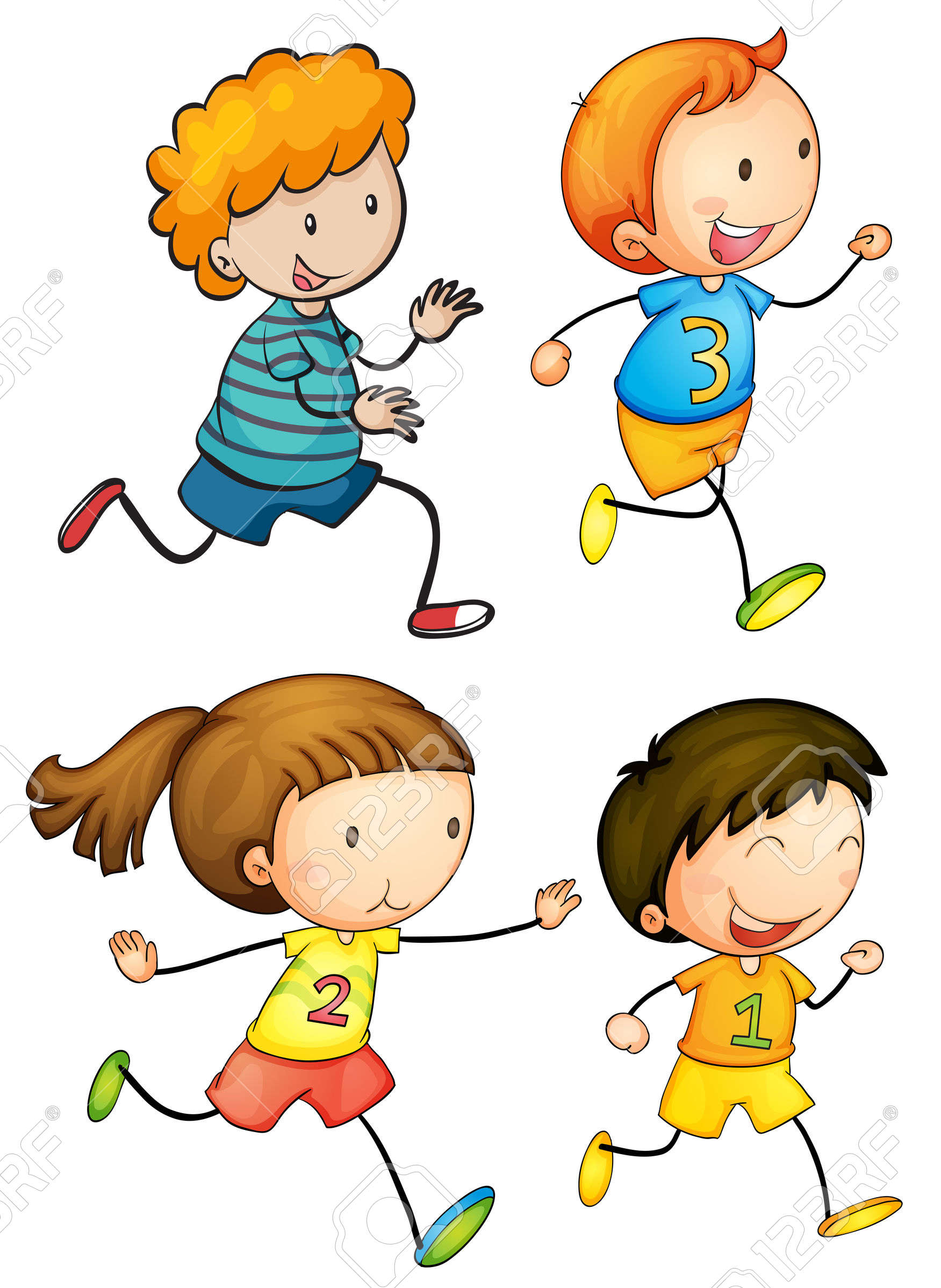 1751x2395 Race Clipart Kids Run