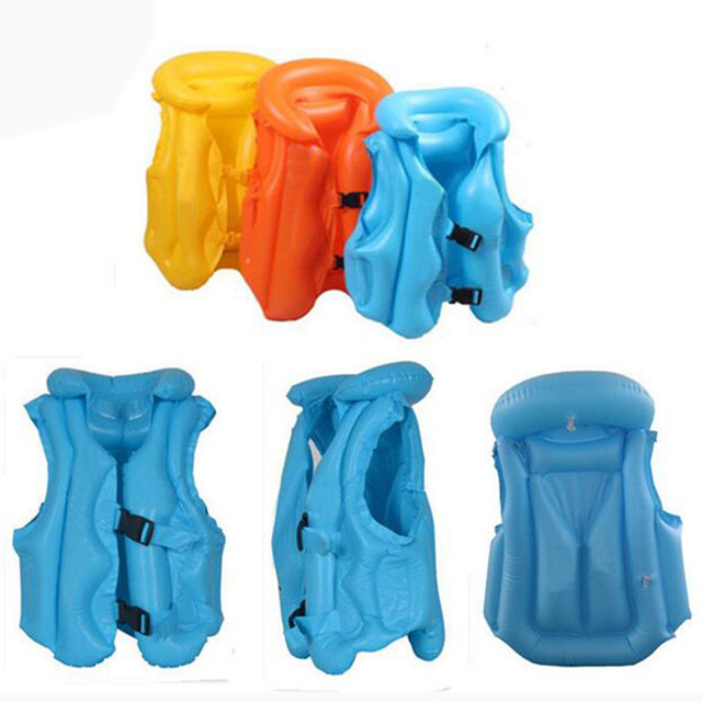 640x640 Children Swim Vest Kid Swimming Learning Jacket Inflatable Safety