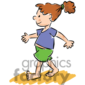 300x300 I Walk Clipart