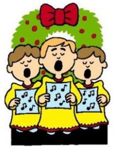 230x300 Children Christmas Choir Clip Art