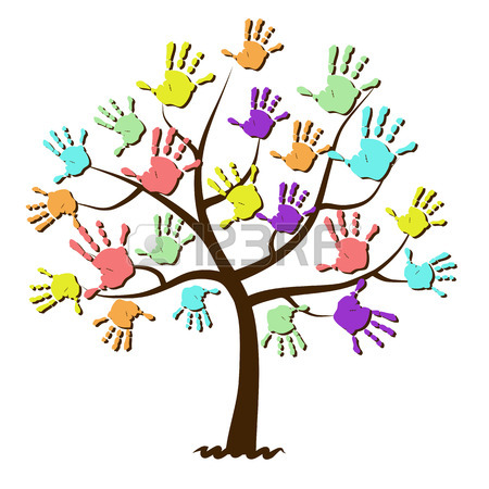 450x450 16,947 Kids Hand Print Stock Vector Illustration And Royalty Free