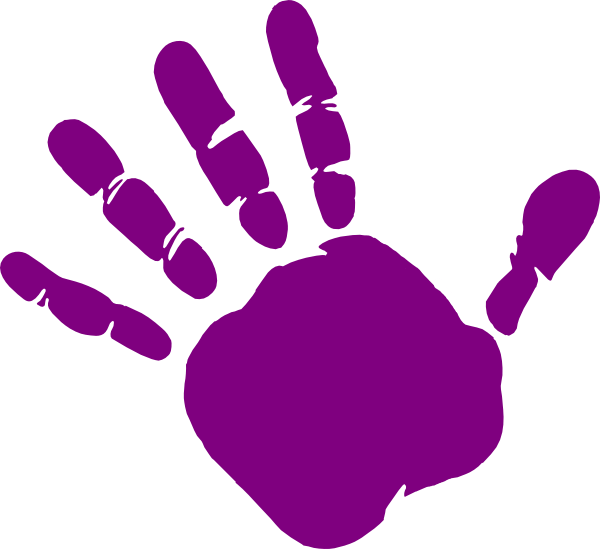 600x549 Handprint Heart Cliparts