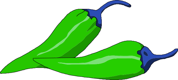 600x270 Chile Clipart Green Capsicum