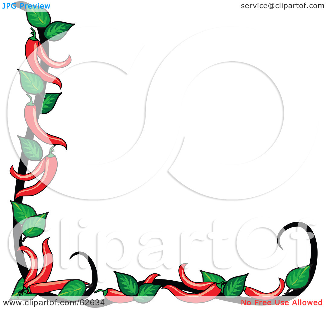 1080x1024 Chili Clipart Border