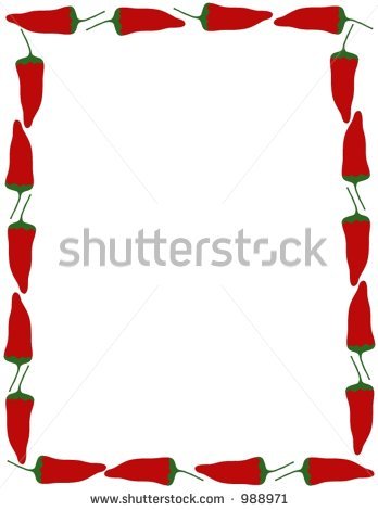 348x470 Jalapeno Border Clip Art