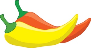 300x158 Yellow Clipart Chili Pepper