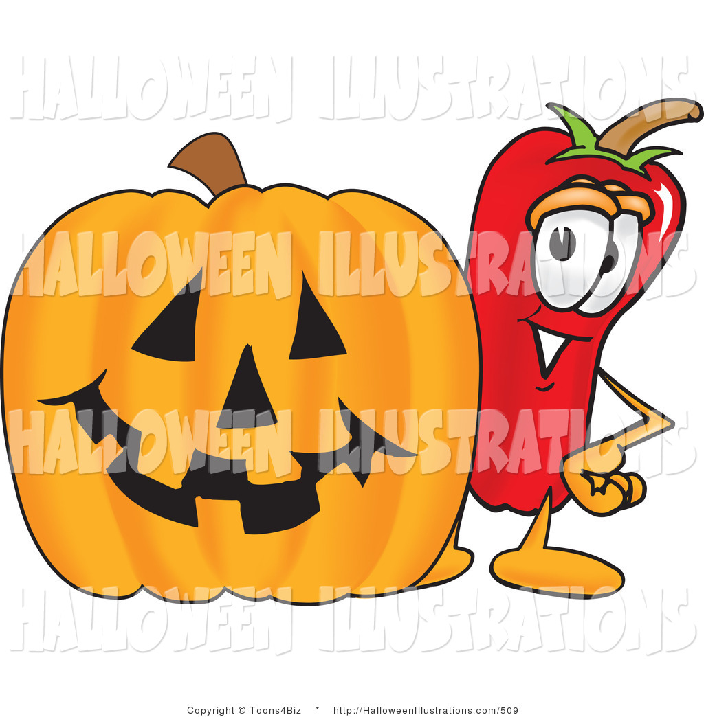 1024x1044 Halloween Clip Art Of A Hot Chili Pepper Mascot Cartoon Character