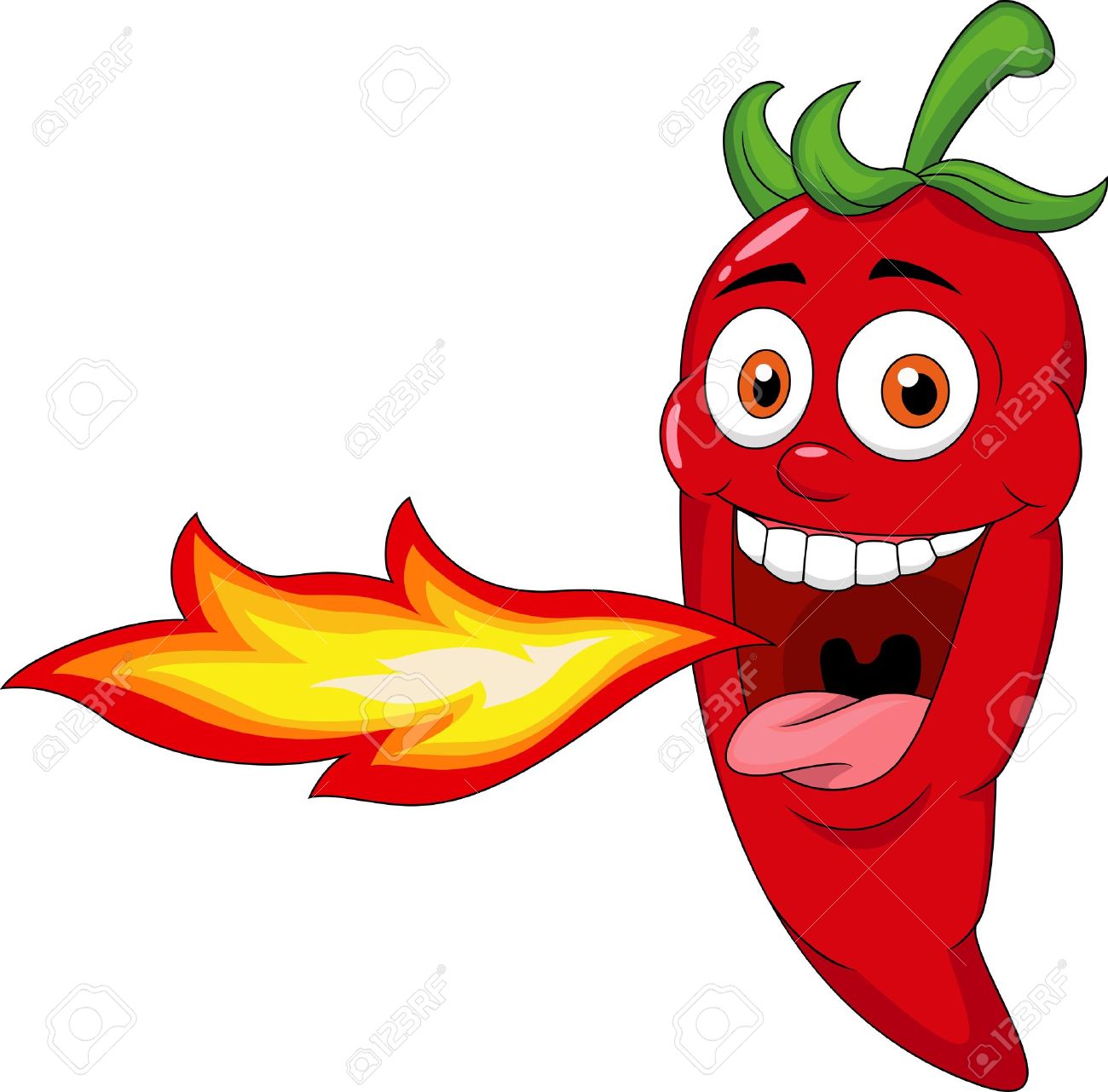 1300x1282 Pepper Clipart On Fire