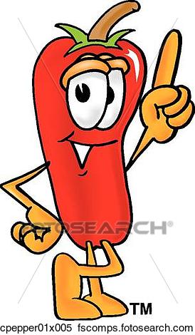 274x470 Clipart Of Chili Pepper Pointing Up Cpepper01x005