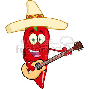300x300 Royalty Free 6779 Royalty Free Clip Art Red Chili Pepper Cartoon