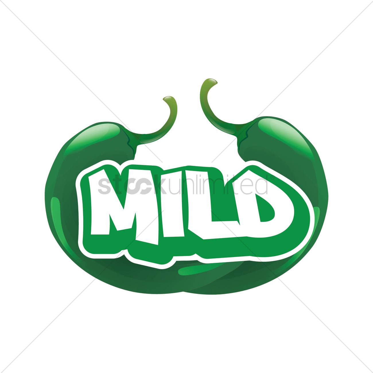 1300x1300 Mild Chili Icon Vector Image