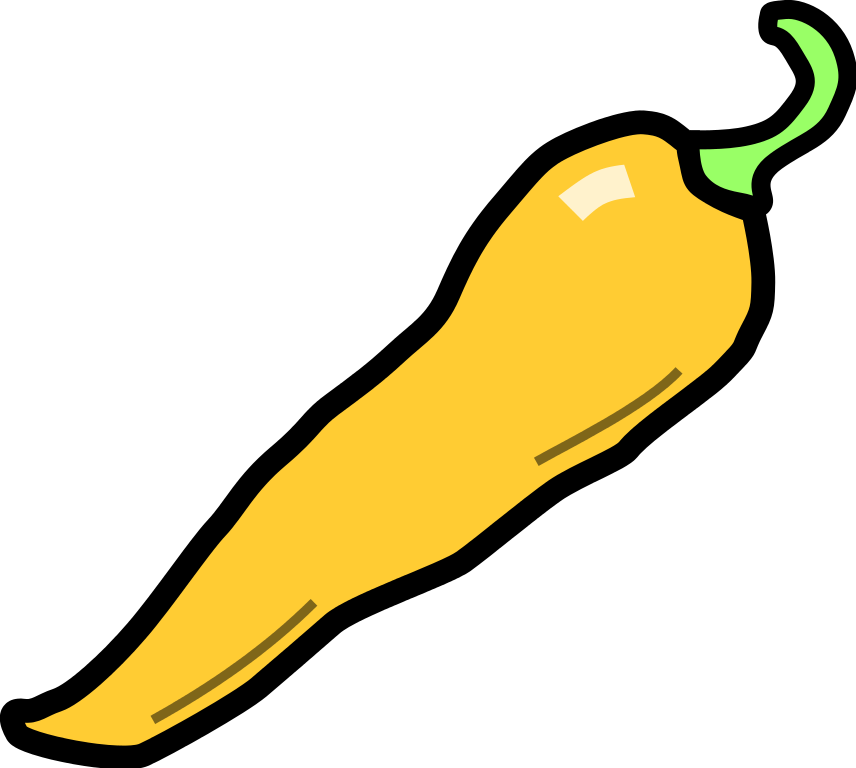 856x768 Yellow Clipart Chili Pepper