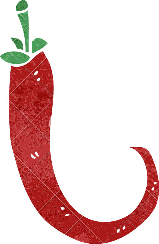 523x800 Red Chili Peppers Close Up On Grey Background