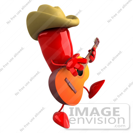 450x450 Royalty Free (Rf) Illustration Of A 3d Red Hot Chili Pepper Mascot