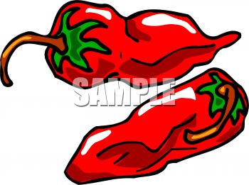 350x261 Chilis Clipart