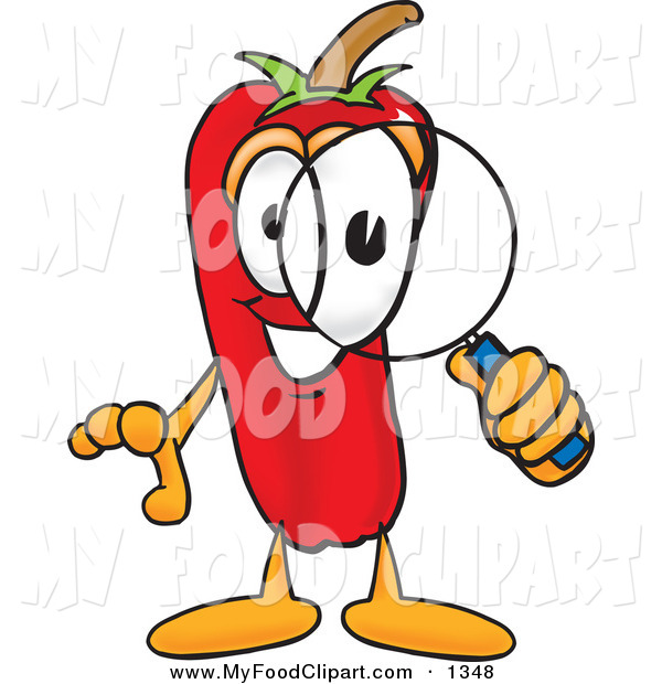 600x620 Food Clip Art Of A Cheerful Chili Pepper Mascot Cartoon Character