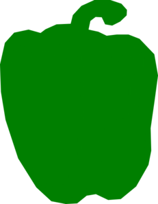 231x297 Green Pepper Clip Art