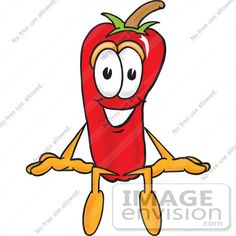 236x236 Mexican Chili Pepper Cartoon Mascot Logo Royalty Free Cliparts