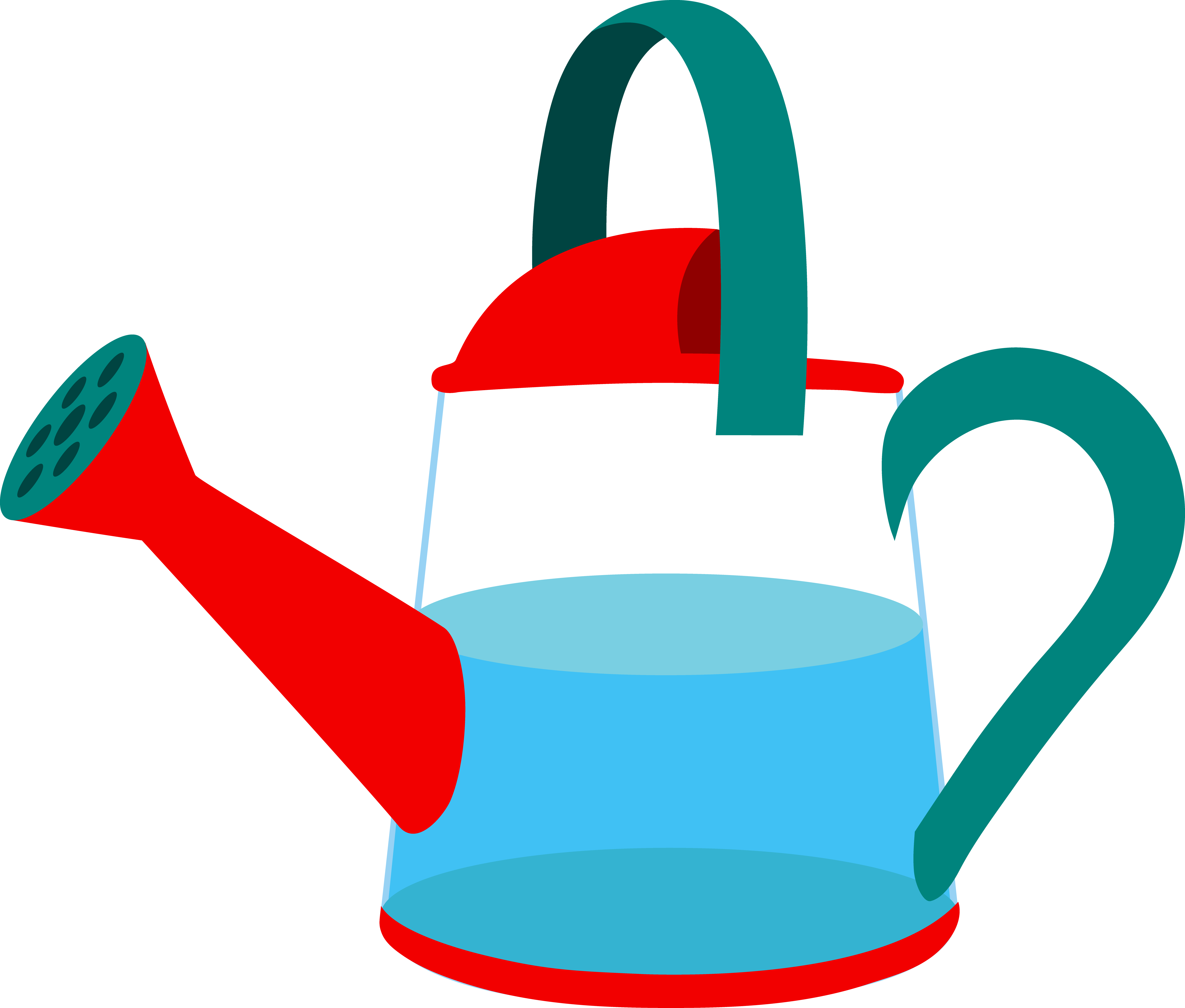 5760x4901 Watering Pot Clipart