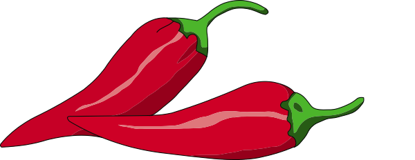 600x232 Chili Pepper Clip Art