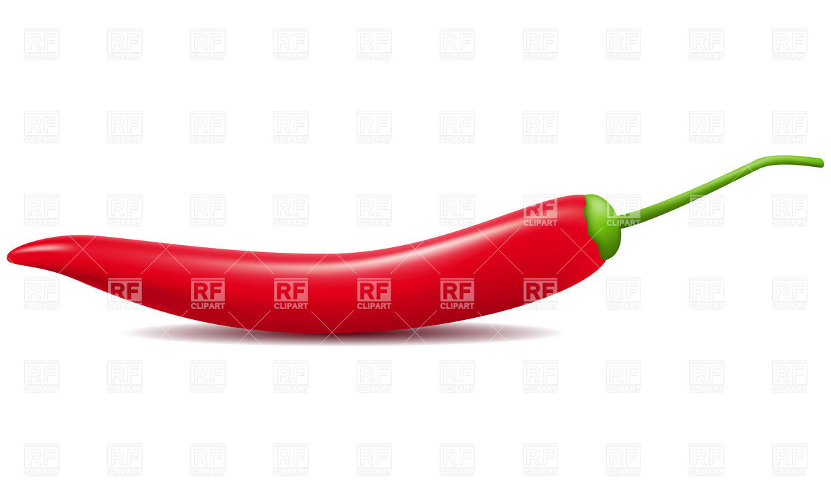 1200x696 Red Chilli Pepper Royalty Free Vector Clip Art Image