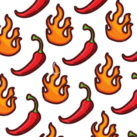 550x550 Isolated Hot Peppers Spices