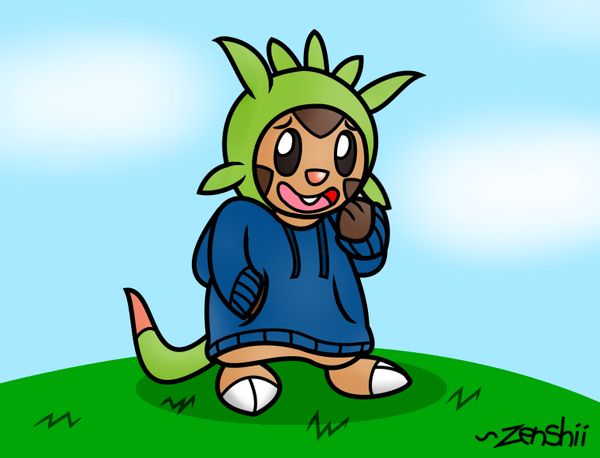600x458 Art Gift Chillie The Chespin! By Zenshii