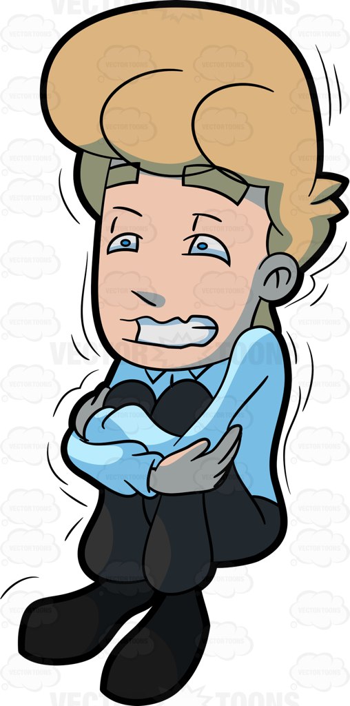 508x1024 Chilling Clipart Cold Man