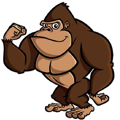 400x400 Chimpanzee Clipart Gorilla