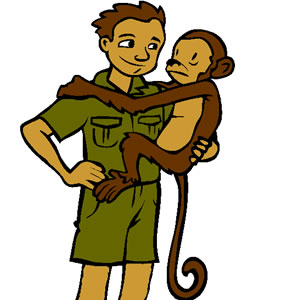 300x300 Clip Art Of A Zookeeper And Clipart Panda