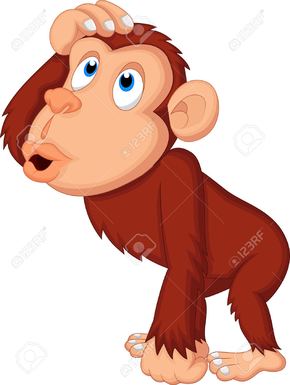 979x1300 Top 91 Chimpanzee Clip Art