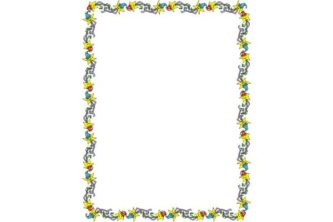 333x222 Chinese New Year Borders Clipart New Year Border Clipart