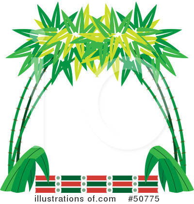 400x420 Bamboo Border Chinese Borders Clipart
