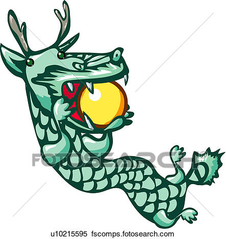 443x470 Clipart Of Dragon, Animal Feature, Chinese Zodiac Animal, Zodiac