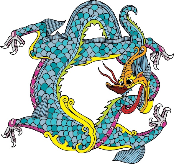 590x555 Ancient Chinese Dragon Vector Free Vector In Adobe Illustrator Ai