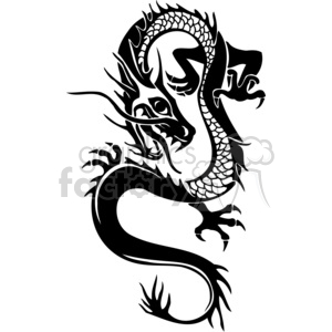 300x300 Royalty Free Chinese Dragons 006 383896 Vector Clip Art Image