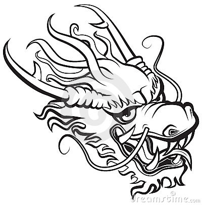 400x406 Drawn Chinese Dragon Chinese Lion