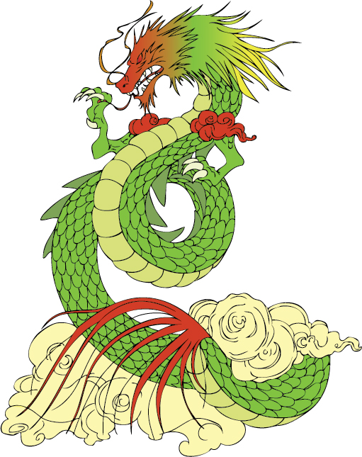 511x645 Chinese Dragon Vector