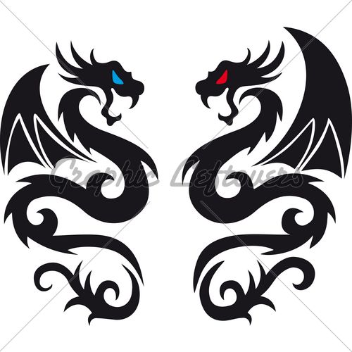 Chinese Dragon Images Black And White