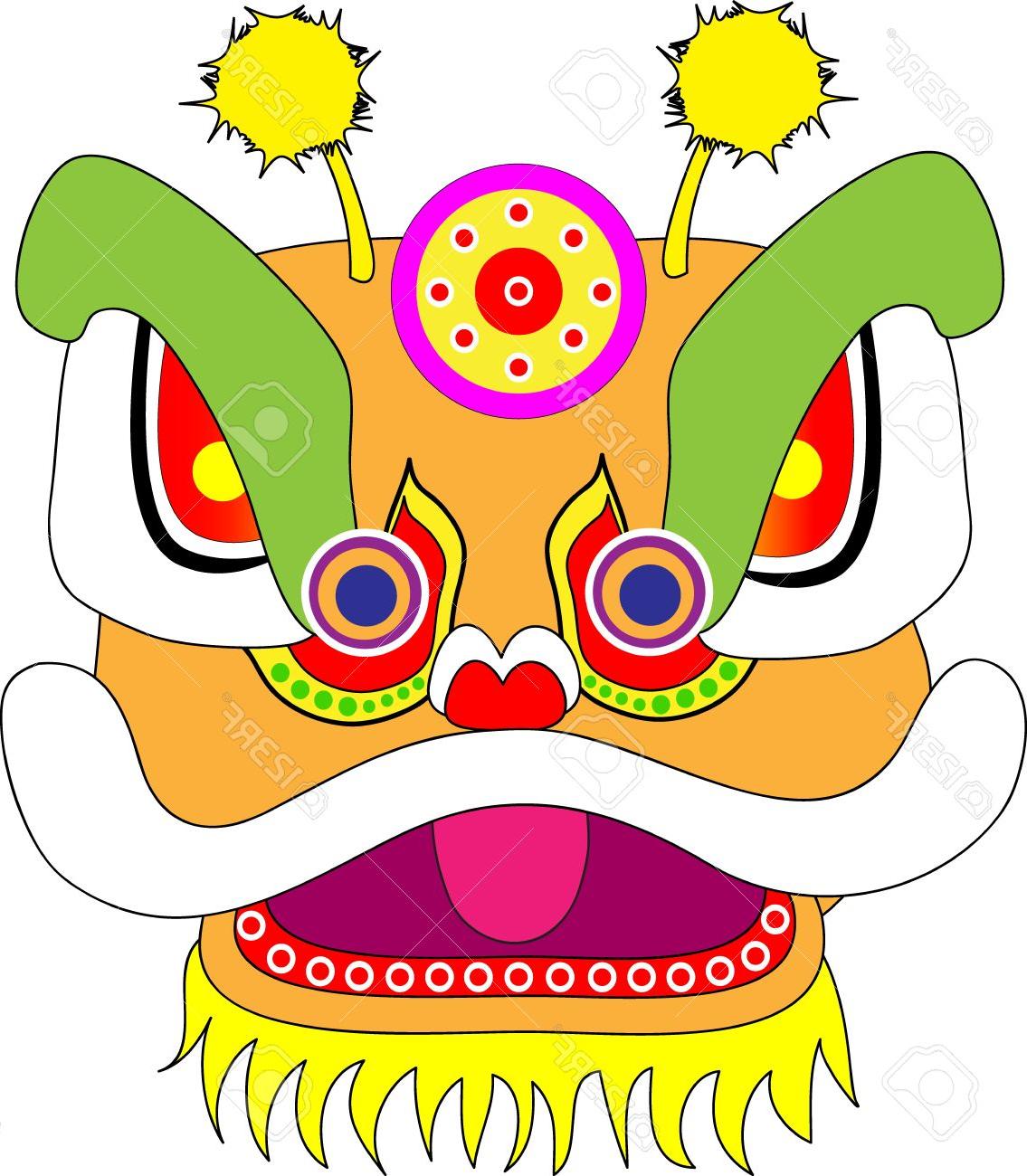 1135x1300 Best Free Flame Lion Head Chinese Dragon Drawing