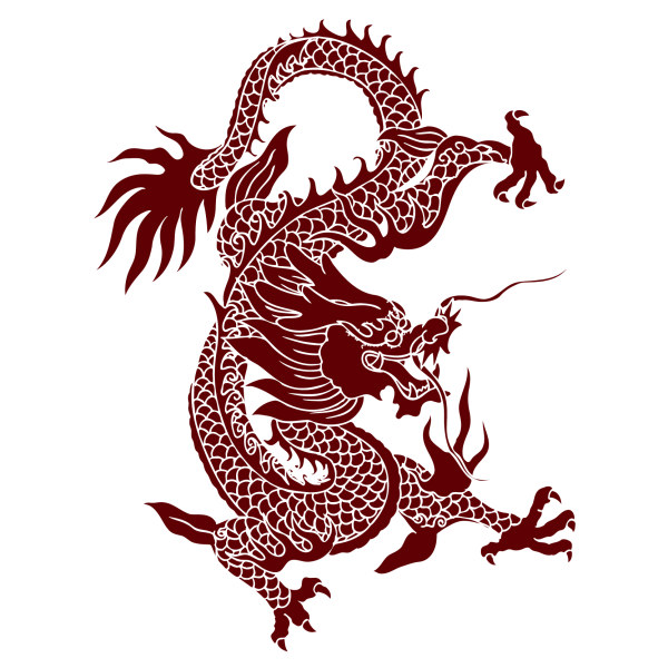 600x600 Chinese Dragon Creative Vector Material Epin Free Graphic