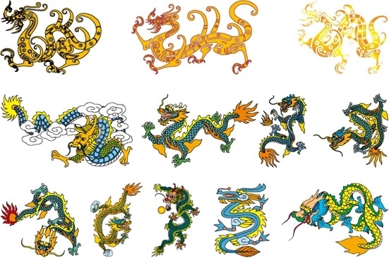 551x366 Chinese Dragon Vector Art Free Vector Download (213,720 Free